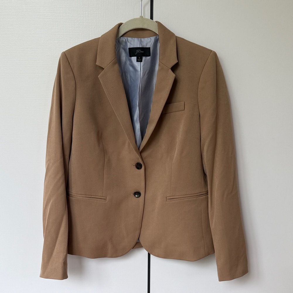 J. Crew Classic Camel Blazer